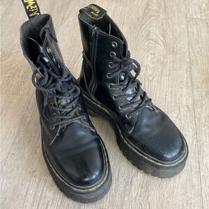 Dr. Martens Black Leather Boots